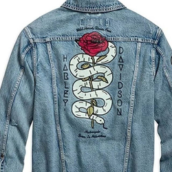 Женская джинсовая куртка Harley-Davidson