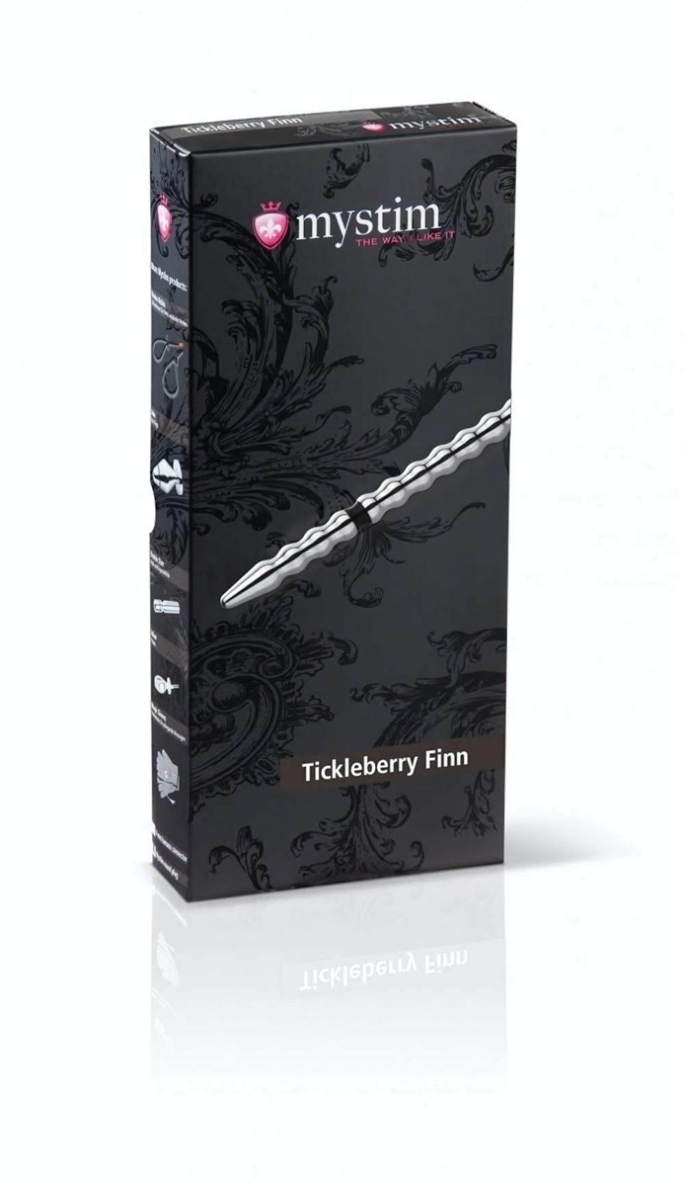 Уретральный зонд Tickleberry Finn для электростимуляции (Цвет: серебристый)
