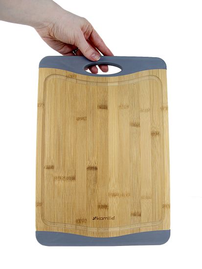 Доска разделочная из бамбука Kamille KM 10071 (36,5х25,3х1,5 см.)