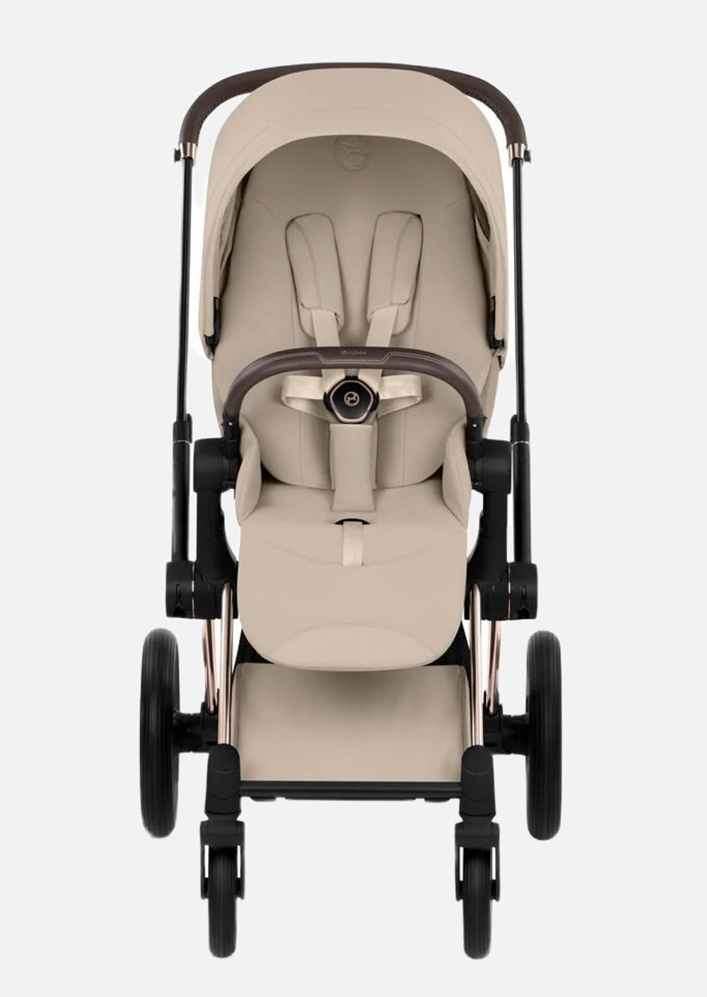 Коляска Cybex Priam V Style Rosegold 2 в 1 Cozy Beige