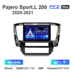 Teyes CC2 Plus 10,2"для Mitsubishi Pajero Sport, L 200 2020-2021