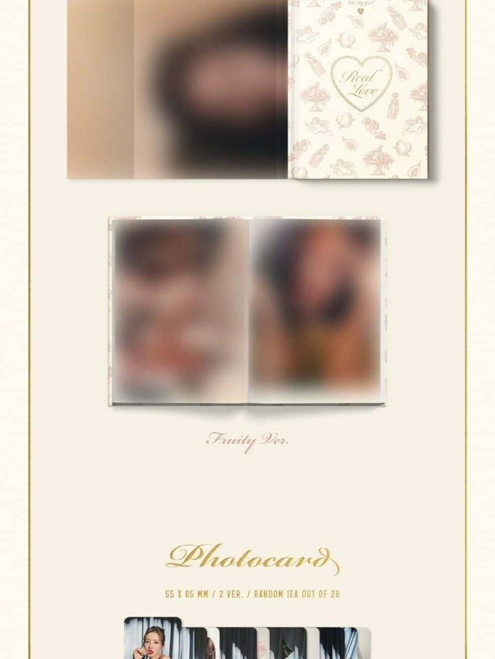 Альбом OH MY GIRL - Real Love 2nd Album 2 Version SET