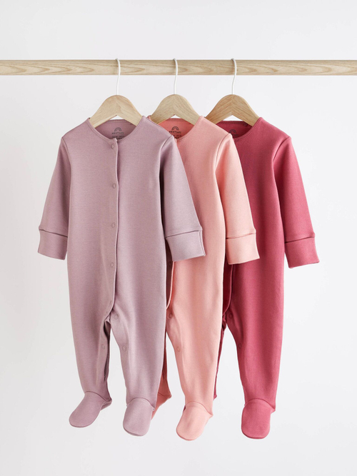 Комбинезон / Cлип для малышей Next TGJ-627, 3 шт., Розовый