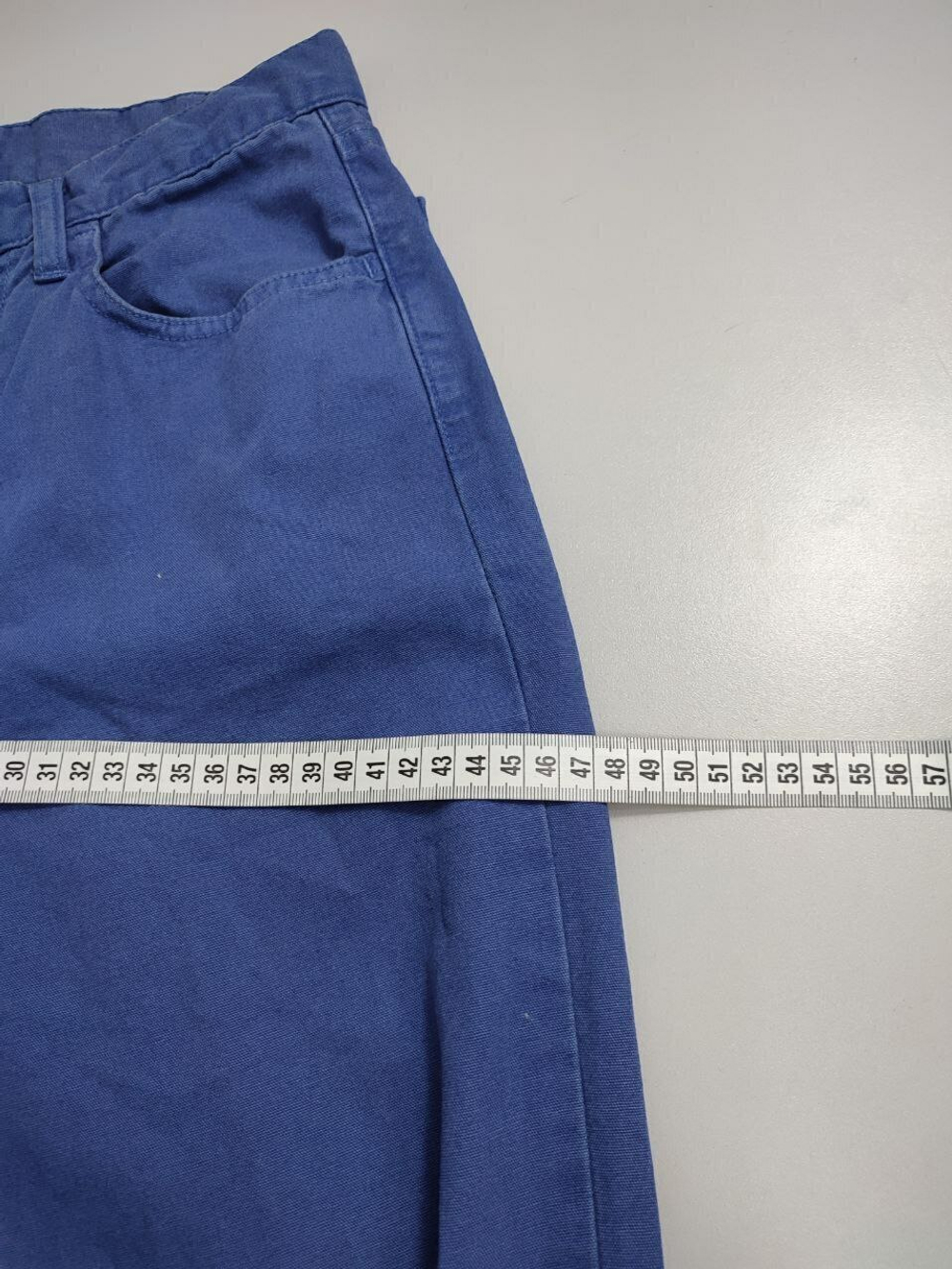 Брюки синие плотные 44 размер
