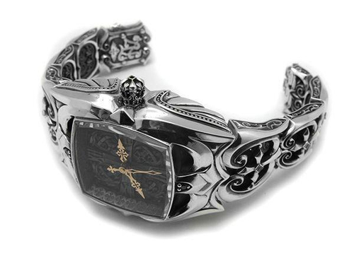 Часы из серебра Great Cross AZW-002BS