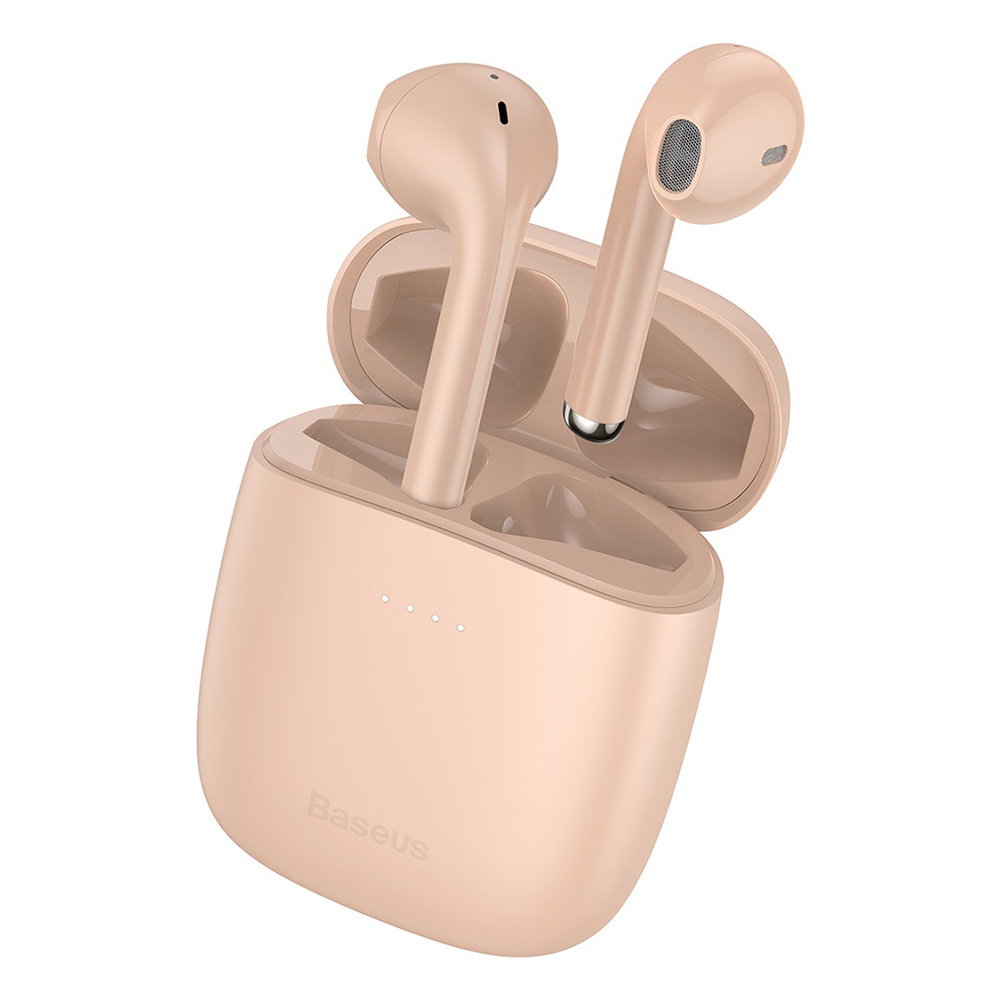 Беспроводные наушники Baseus Encok W04 True Wireless Earphones - Pink