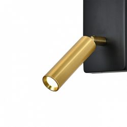 Бра с подсветкой Escada 598 598/1A Black/Brass