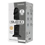 Черный фаллоимитатор на присоске Model 2 - 19,7 см. (Цвет: черный)