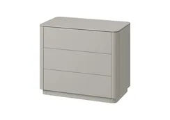 Комод Tammi 3 ящика ширина 90 см (серо-бежевый)