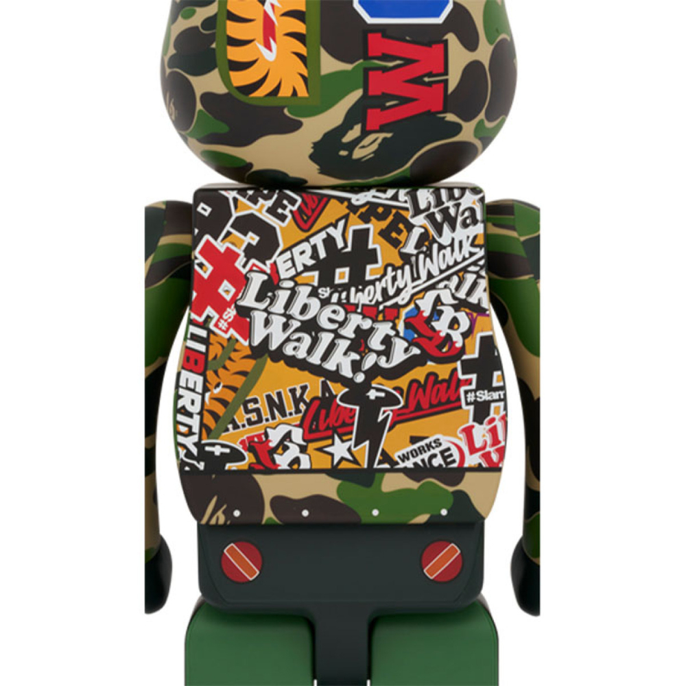 Дизайнерские игрушки BE@RBRICK 1000% LBWK × BAPE(R), BE@RBRICK-2412-0023