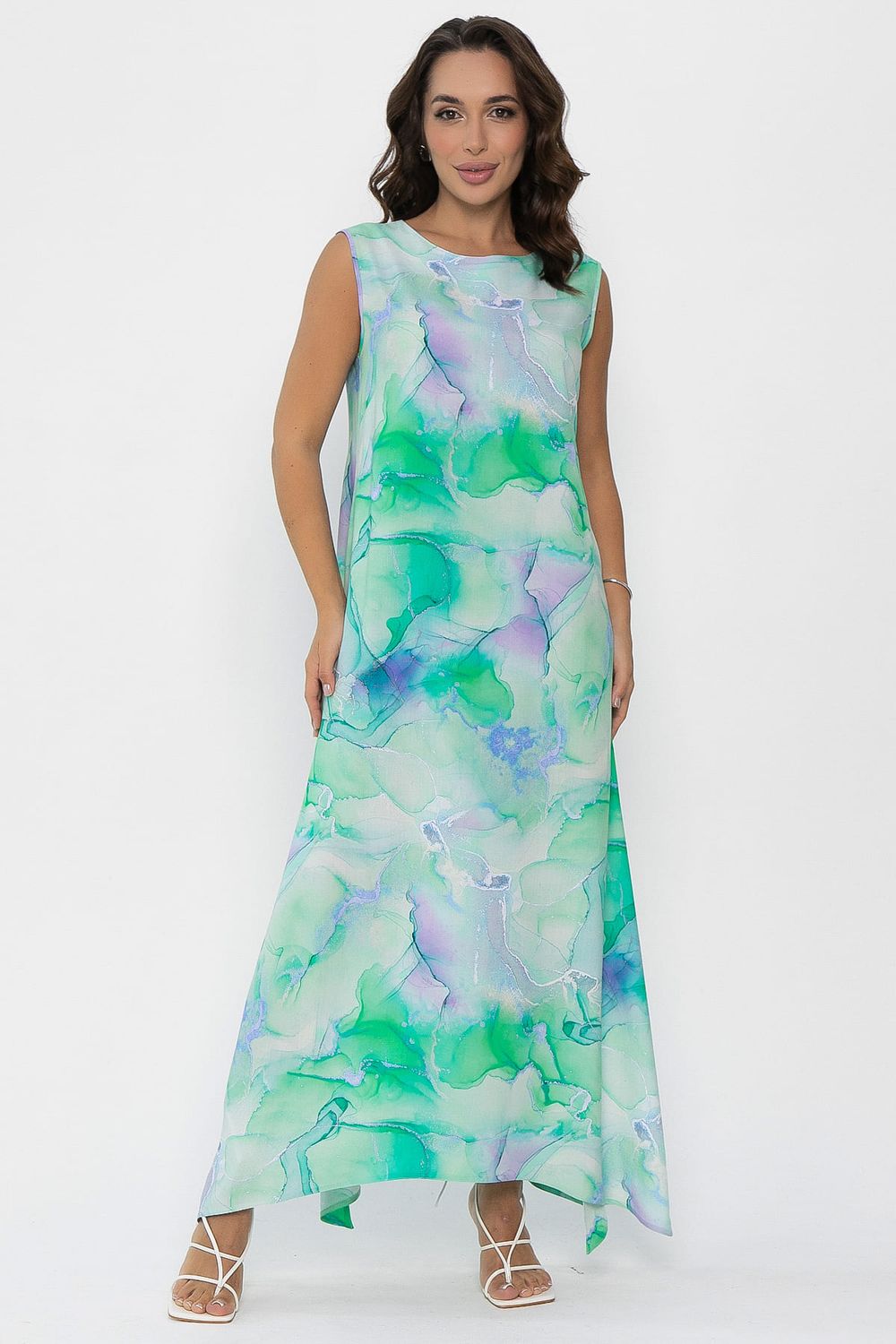 Платье Иниша (зеленое) П14072-4М LT Collection