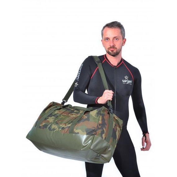 Сумка для снаряжения Sargan Амур непромокаемое дно 80x35x22 Камуфлированная