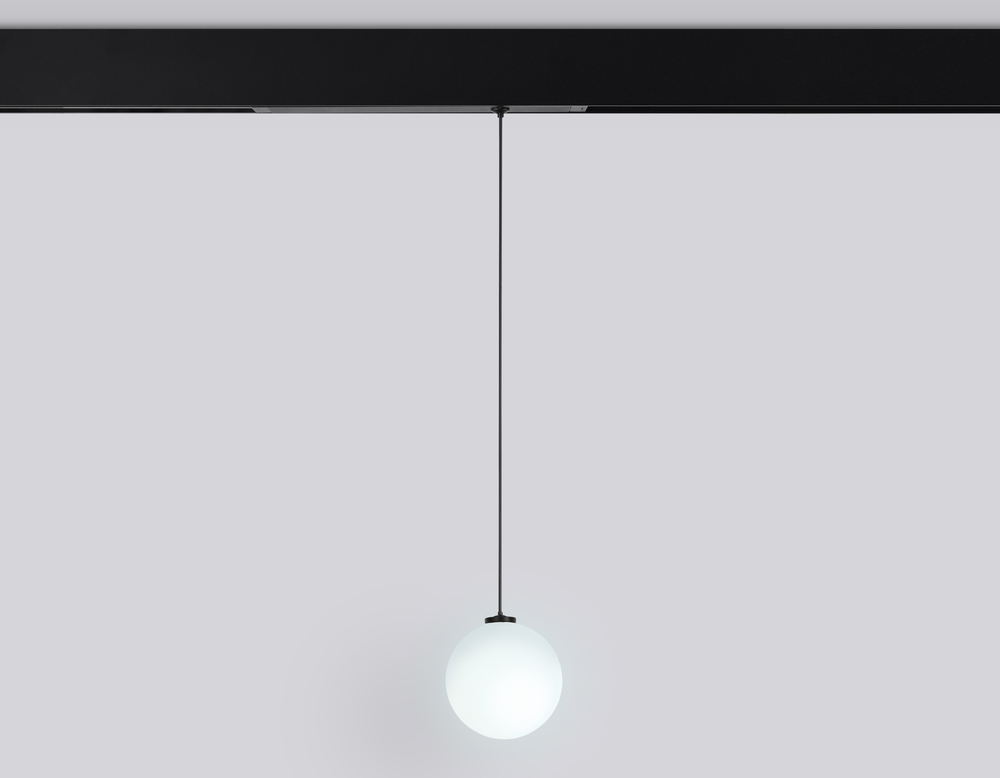 Светильник светодиодный для шинопровода Magnetic 220V GL1442 BK/FR черный/белый матовый IP20 10W 3000K-6400K 120° D120 H1500