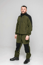 Флисовая кофта мужская комби