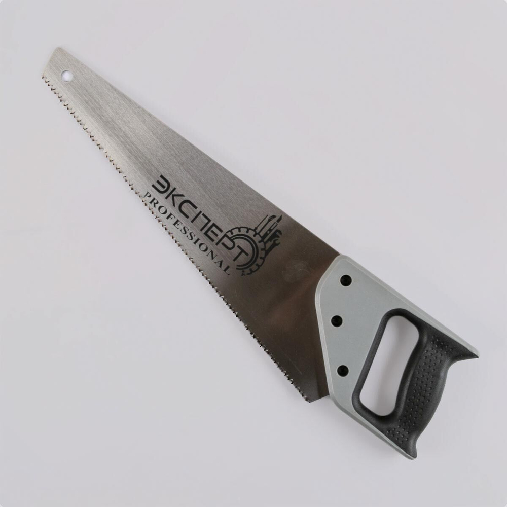 Ножовка по дереву "ЭКСПЕРТ" 57105-40, 2-комп. пластиковая ручка, 3D-заточка, закаленный зуб, 5 TPI ,