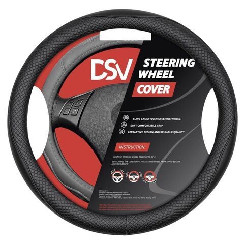 Оплетка на руль Black DSV, R99309, чер