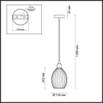 Светильник Odeon Light Pendant Storzo 4713/1