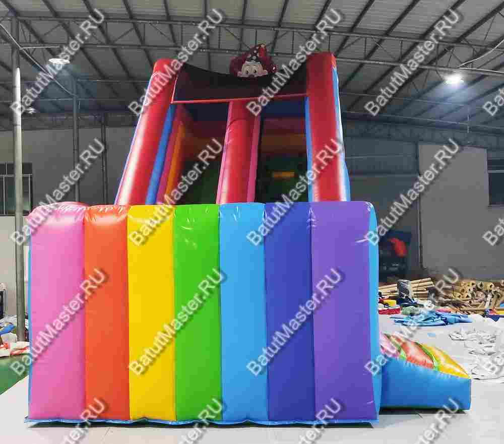 Надувная горка "В гостях у клоуна" 6,5*3*4 м