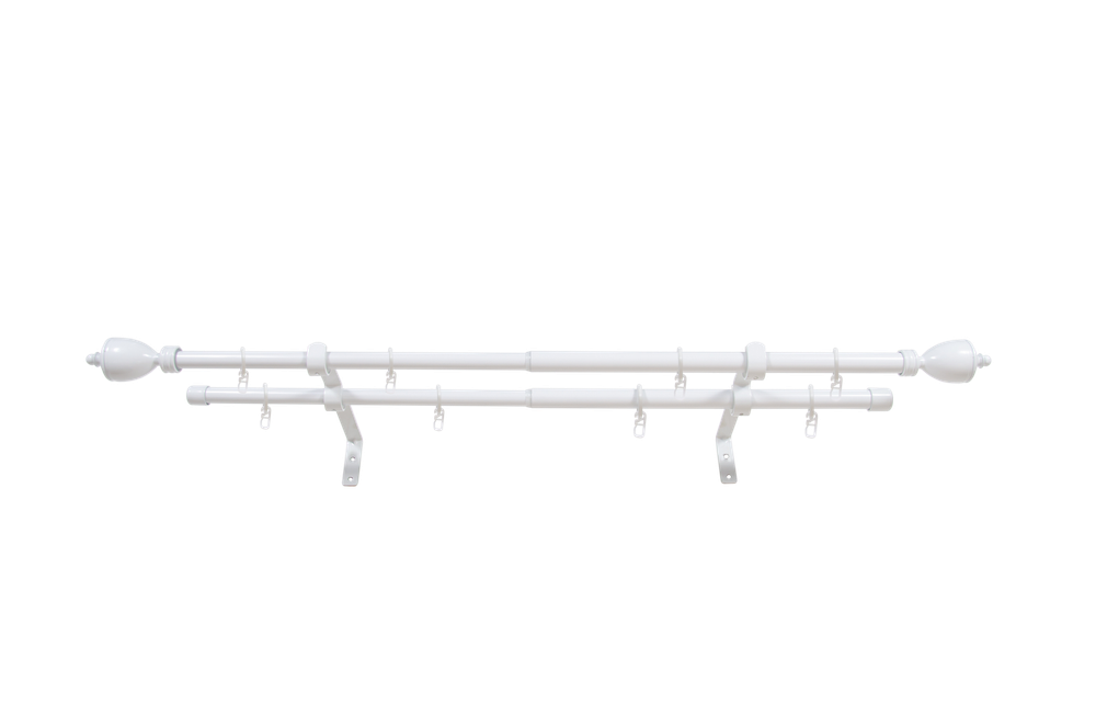 карниз кованный двухрядный "ТЕЛЕСКОП "