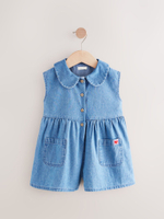 Комбинезон джинсовый для девочки Next E29-091, Синий