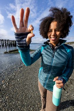 Термобутылка Klean Kanteen Rise Vac Classic Arch Loop 20oz (592 мл) Cabbage