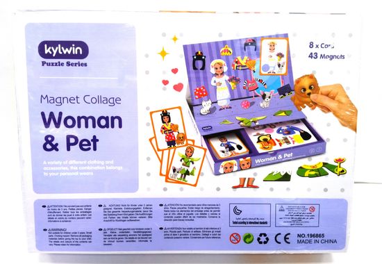 Магнитная игра-одевашка  "Костюмы народов "