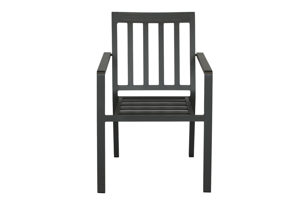 Набор мебели Эдмонд арт.GS065 серый, серый 3 уп. (стол 1кор.+6 стульев (штабель с под.)+под.в кор.) "Garden story"