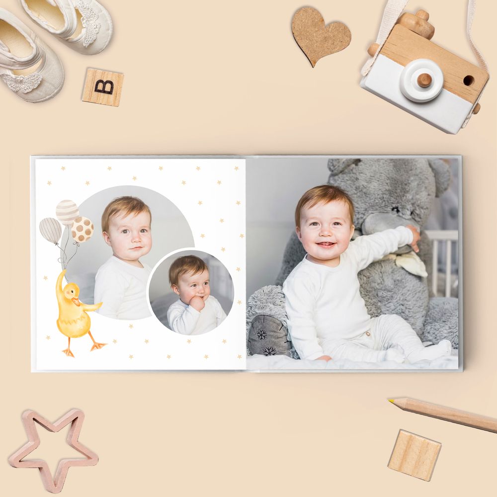PSD-Шаблон фотокниги "Утёнок"