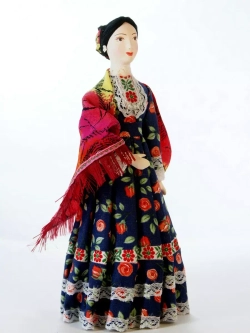 Кукла коллекционная Кубанская казачка