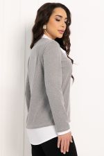 Пуловер На высоте (светло-серый) Б12757-12М LT Collection