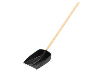 Лопата снеговая с металлической планкой и дер.черенком «Титан» 470×360мм