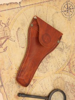 Nautical Морская лупа в кожаном футляре