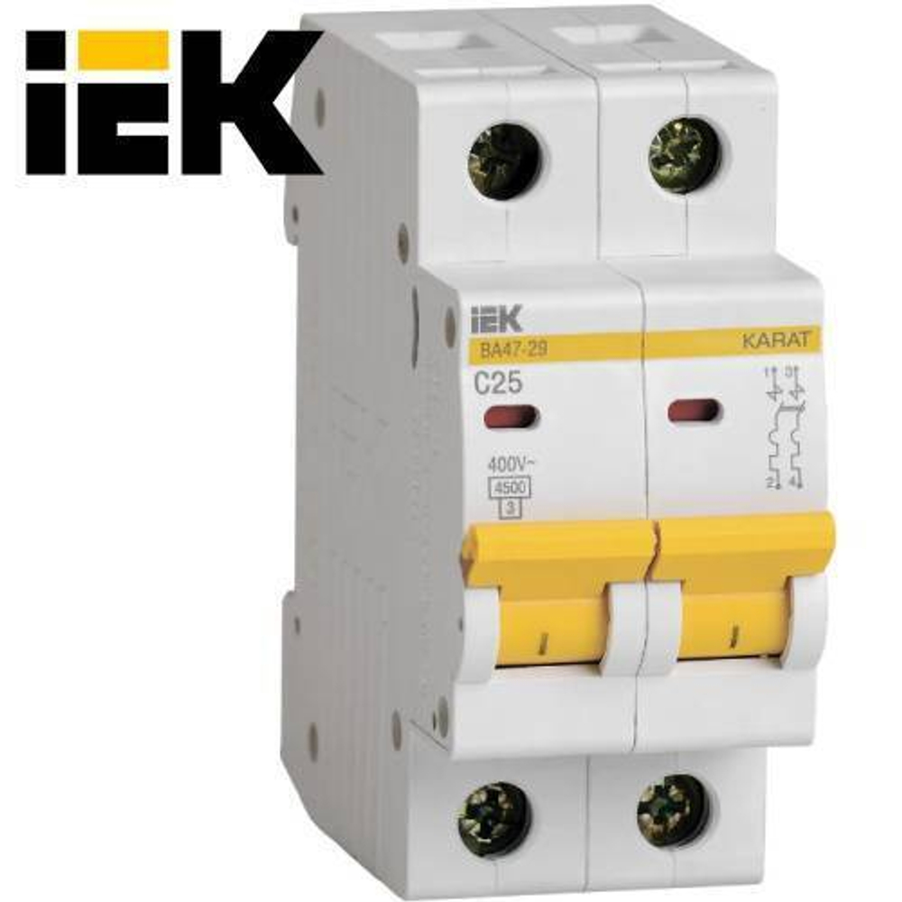 Автоматический выключатель IEK 2-Р 25А