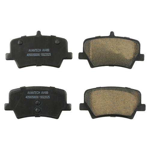 Колодки тормозные дисковые Avantech задние (противоскрипная пластина в компл.) AV499
