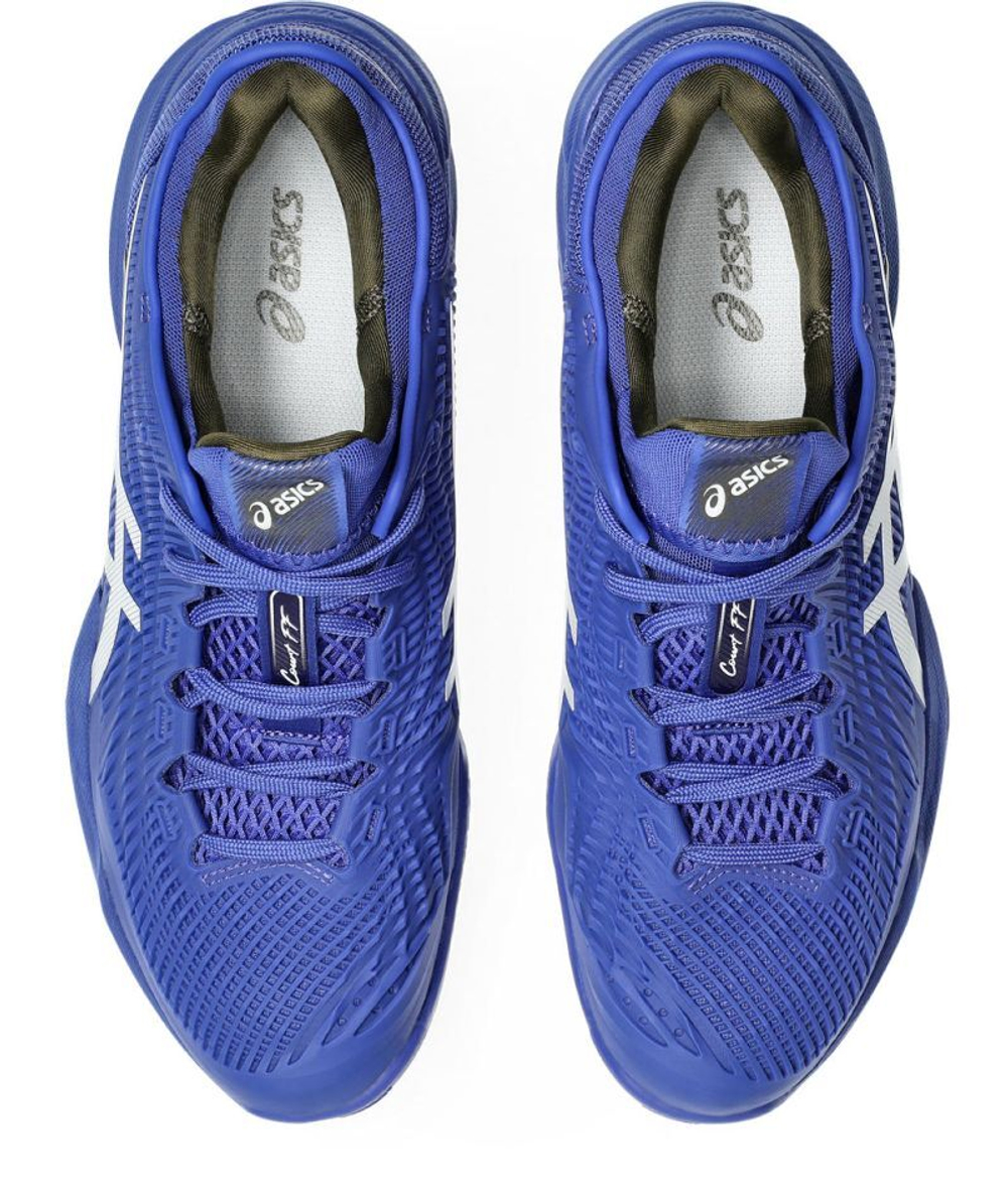 Мужские кроссовки теннисные Asics Court FF 3 Clay - тёмно-кобальтовый/белый