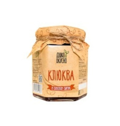 Варенье клюква в сосновом сиропе. 220гр.