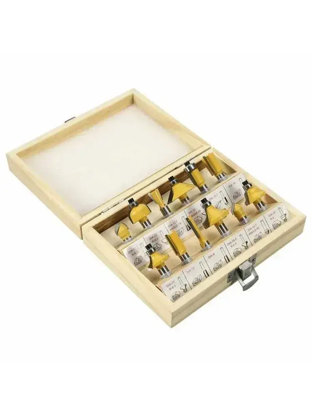 Набор фрез DEKO RBS12 (8 мм, 12 предметов)