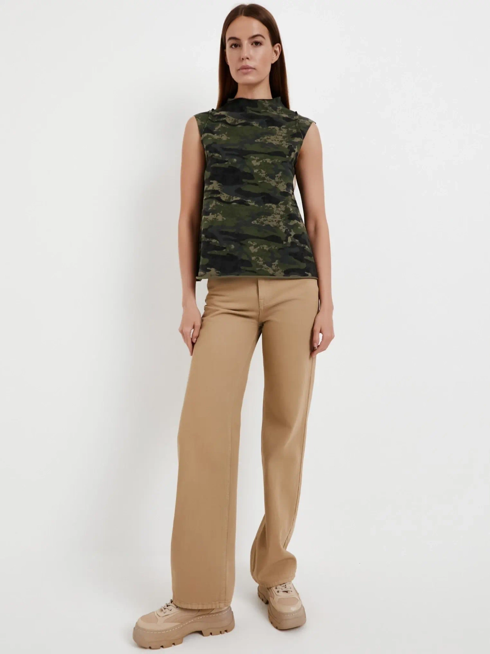 Майка Стойка Камуфляжный