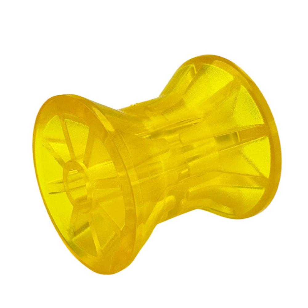 Ролик носовой L=74 мм,D=73/50/14.5 мм PVC желтый KNOTT