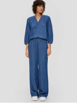 Relaxed: Twillhose mit Wide leg s.Oliver