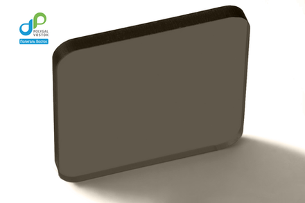 Монолитный поликарбонат 5х2050х3050 Графитовый Мономакс  (30 л в пал.)