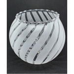 Плафон стеклянный "Полосатый шарм"