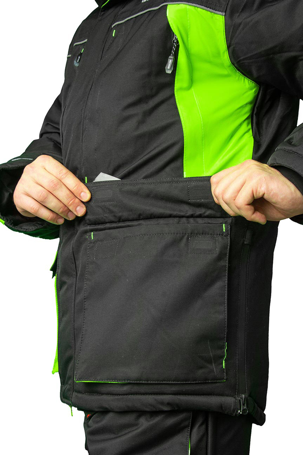 Костюм Селигер (кошачий глаз, зелено-черный) GRAYLING Новатекс