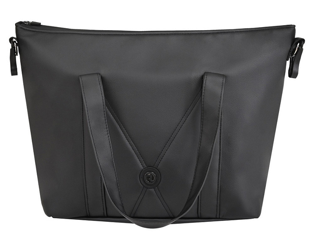 Детская коляска Roan Bass Next Кожа 2 в 1 RN088/1 Black/Black