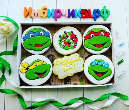 Имбирные пряники День рождения