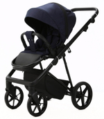 Детская коляска Adamex Vasco 3 в 1 V-TK67 LUX (СИНИЙ)