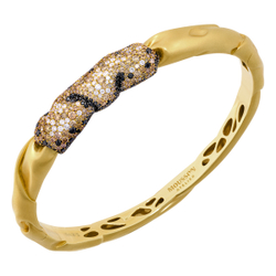 Браслет с Белыми, Черными, Шампань Бриллиантами, Br0132-1/1