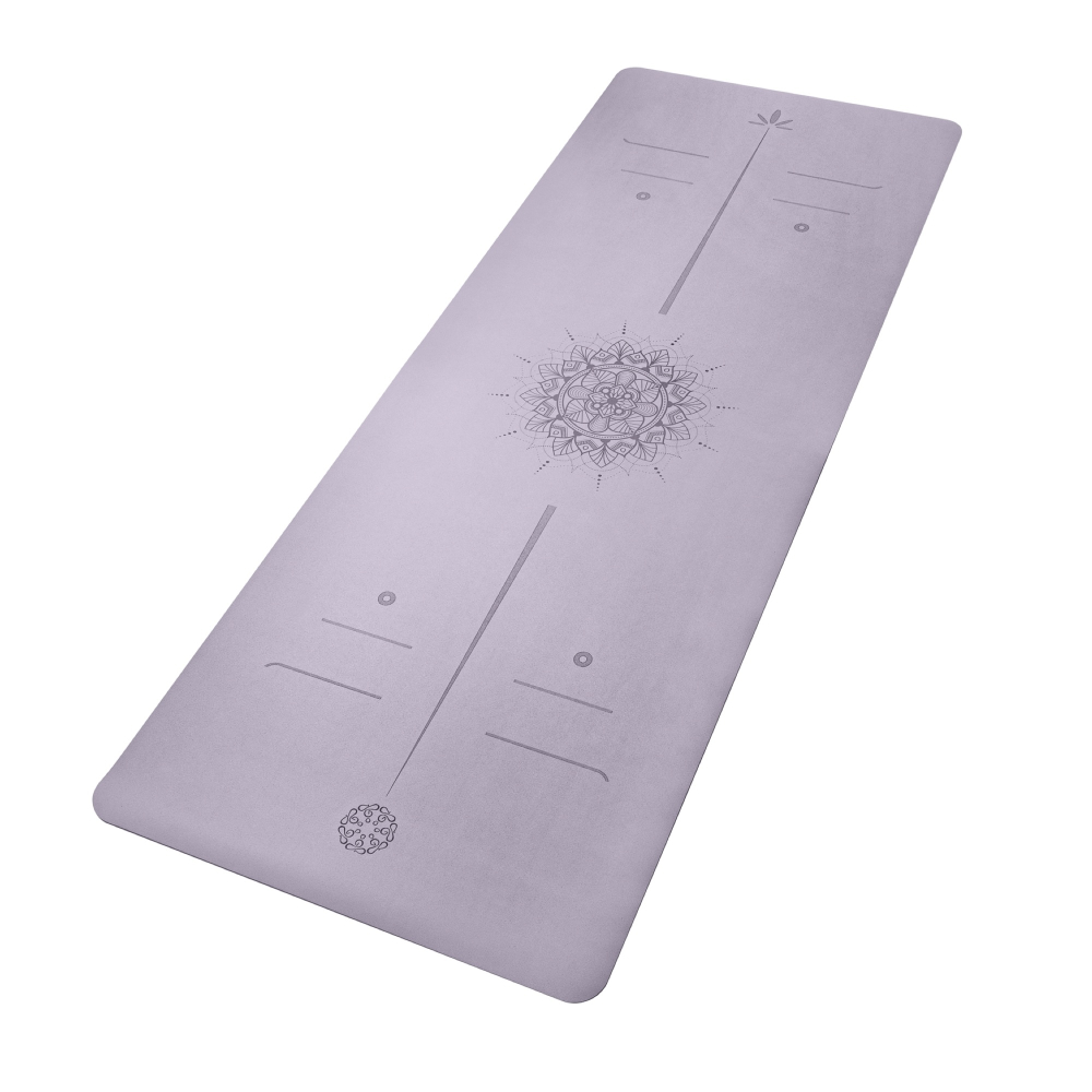 ULTRAцепкий 100% каучуковый коврик для йоги Ultra Arrows Purp 185*68*0,5 см