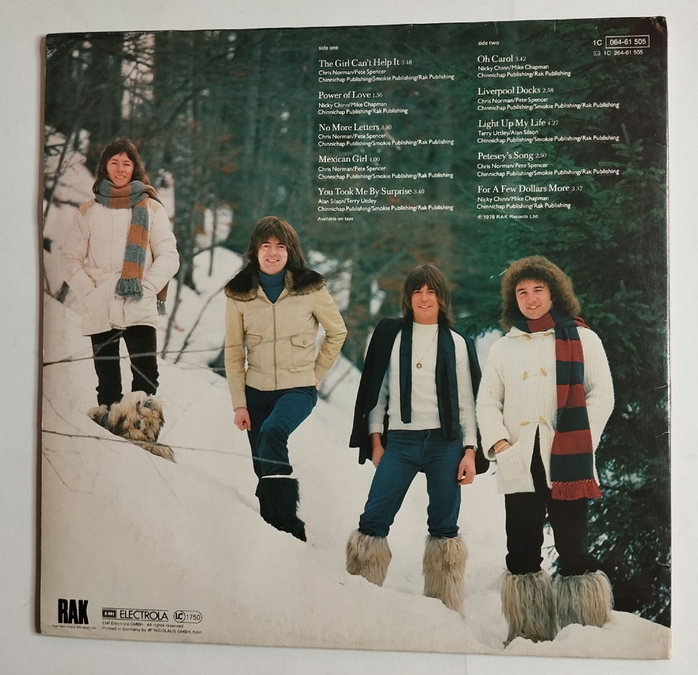 Винтажная виниловая пластинка LP Smokie The Montreux Album (Germany 1978) (EX)