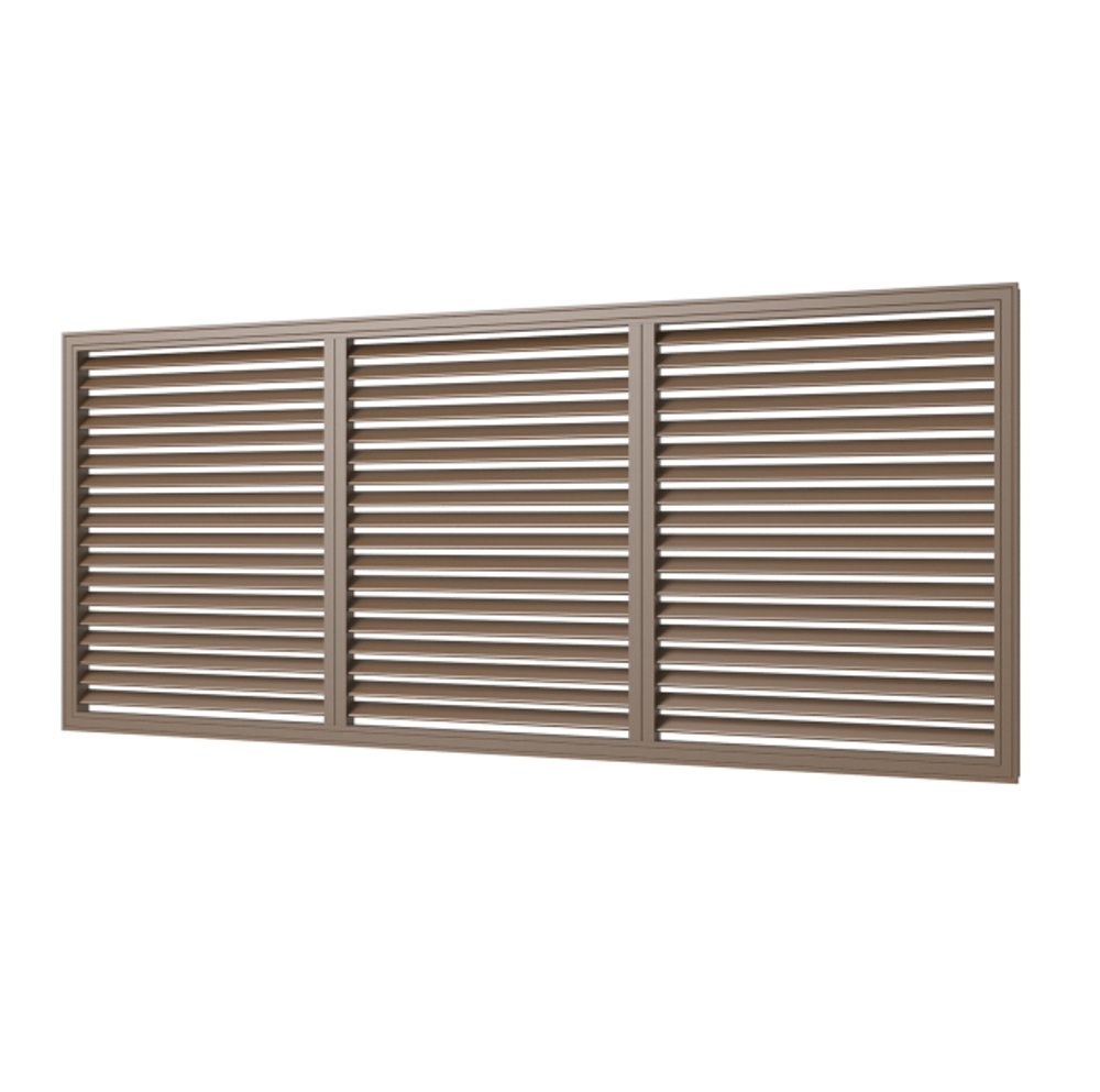 Решетка вентиляционная ПВХ для радиатора Era П60150Р 600х1500 мм Дуб